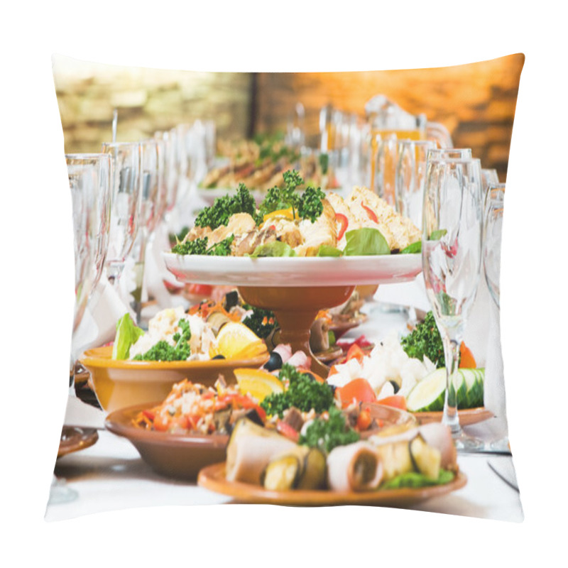 Personality  Catering Food Table Set Decoration Pillow Covers