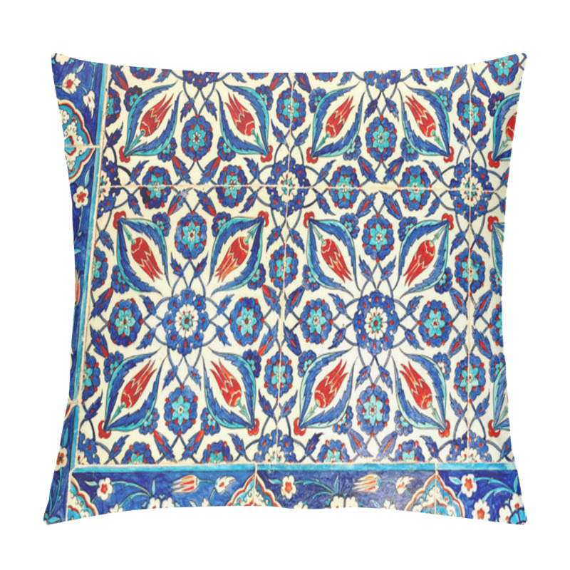 Personality  04.12.2010 ISTANBUL TURKEY Rustem Paa Mosque Has The Most Beautiful And Delicate Examples Of Classical Iznik Tiles Dating Back To 16th Century. Pillow Covers