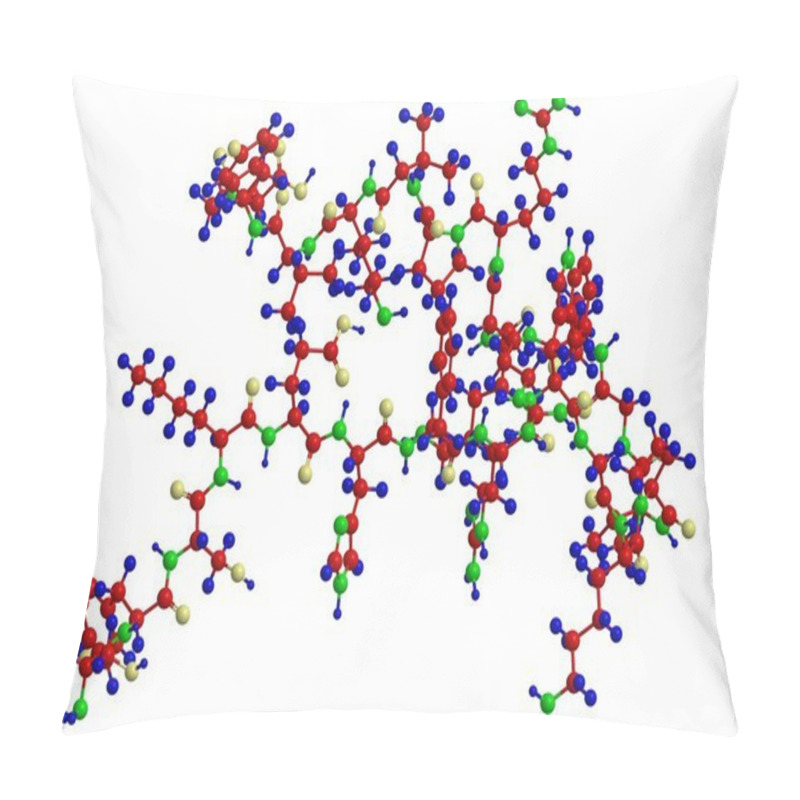 Personality  Molecular Structure Of A Petide - Sequence Of Amino Acids Pillow Covers