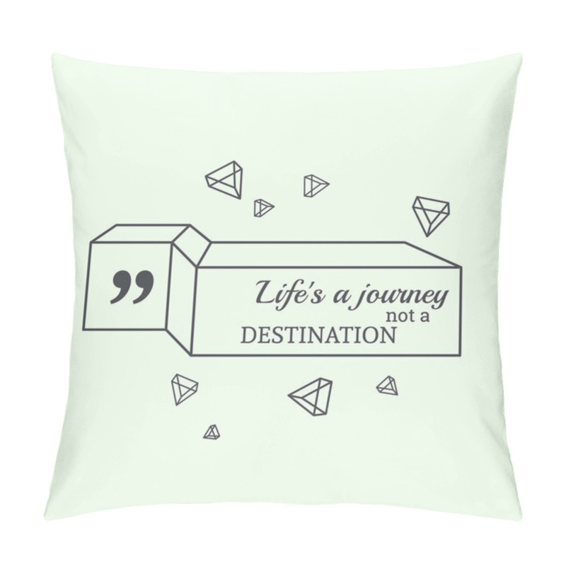 Personality  Inspirational Quote. Pillow Covers