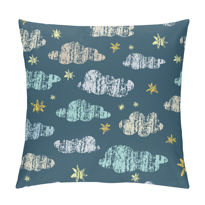 Personality  Pattern Of Clouds And Stars. Pillow Covers