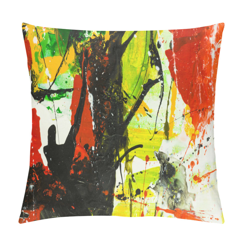 Personality  Abstract Hand Painted Background Pillow Covers