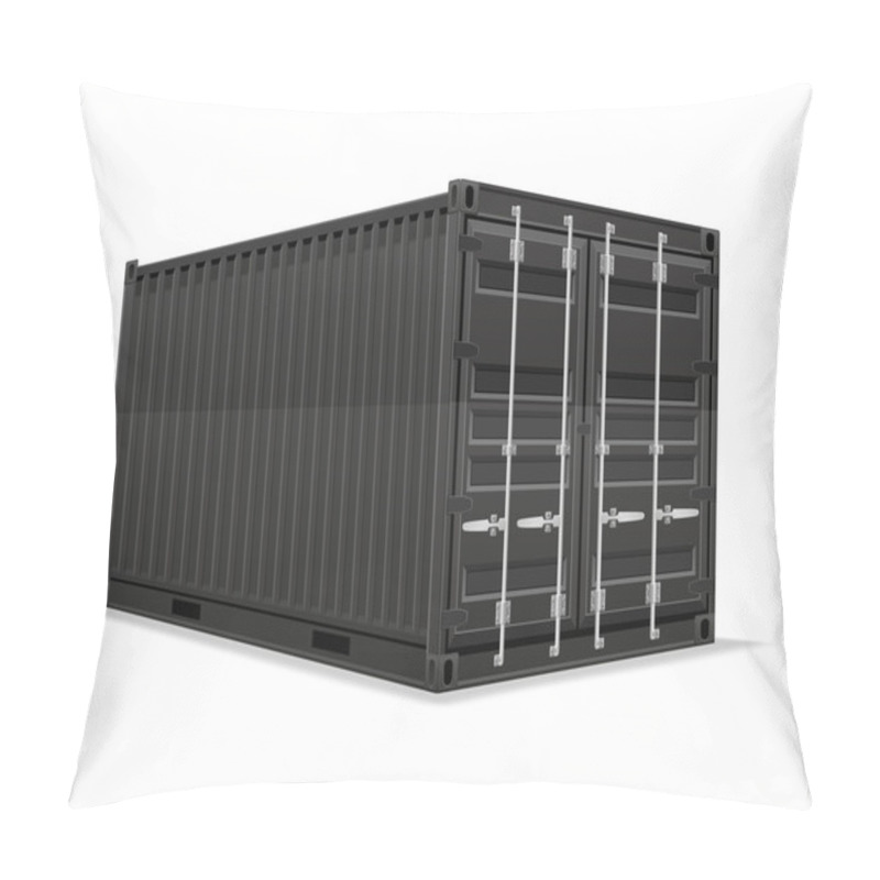 Personality  Cargo Container Vector Illustration Pillow Covers