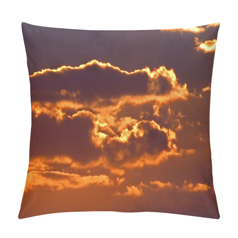 Personality  Golden Sunset Pillow Covers