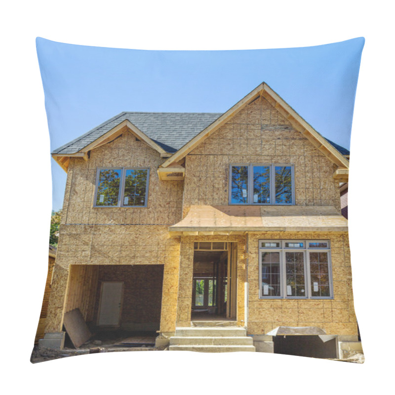 Personality  Wood Building Construction Pillow Covers