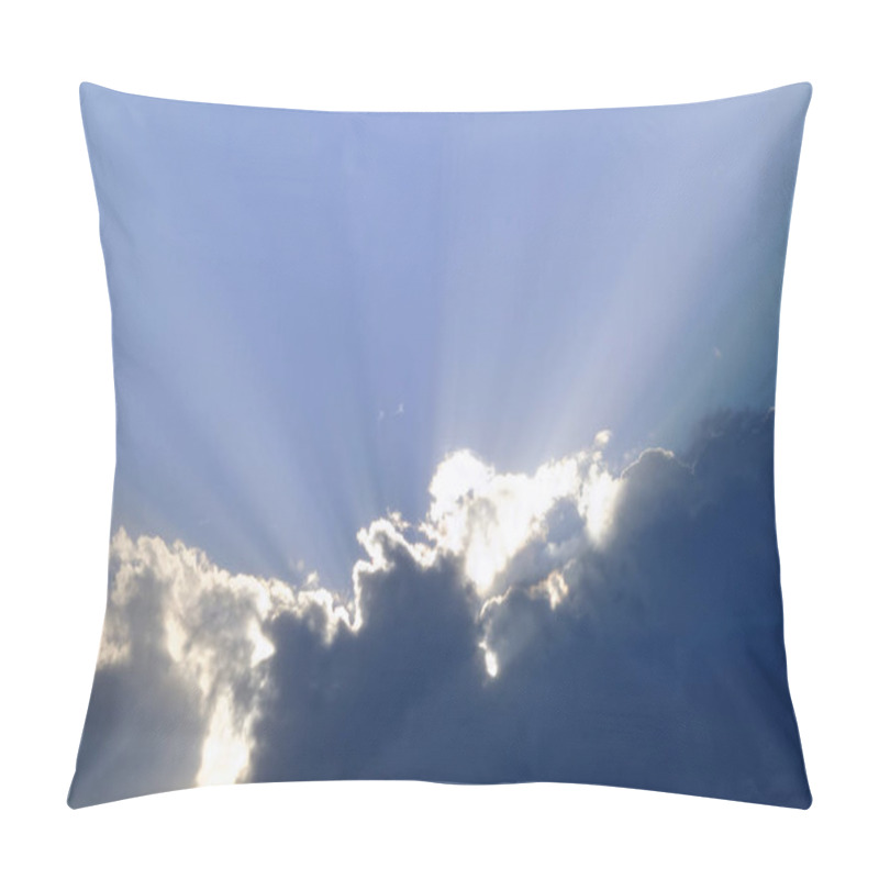 Personality  Sunlight In Clouds In Sky Pillow Covers