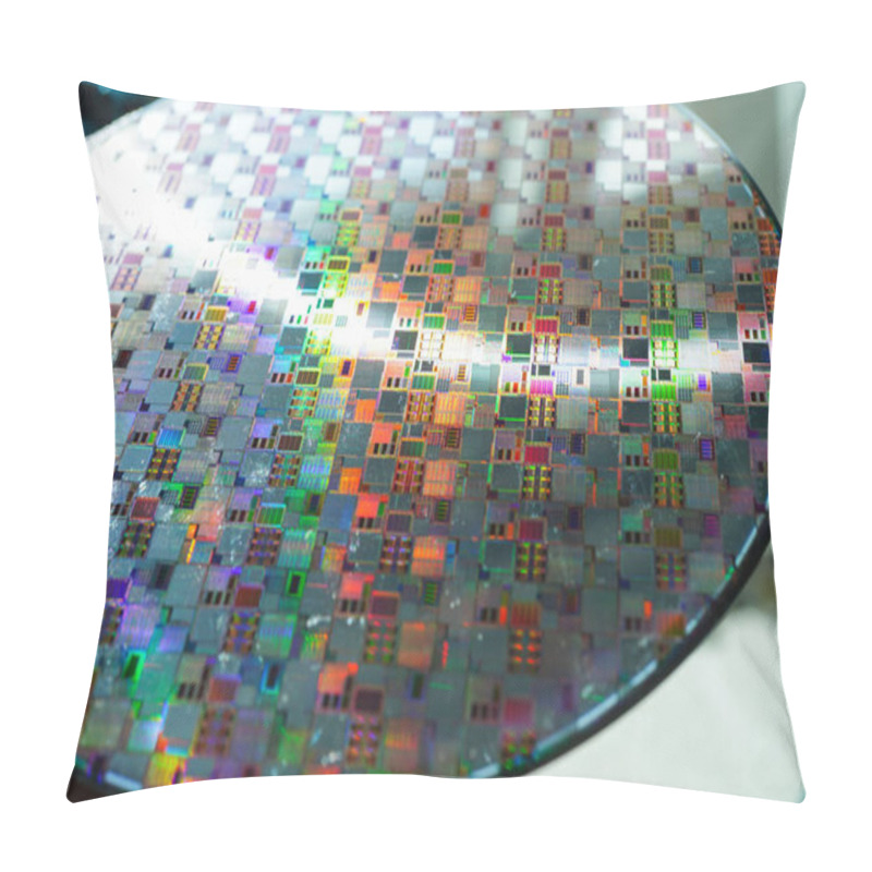 Personality  Silicon Wafer For Manufacturing Semiconductor Of Integrated Circuit. Pillow Covers