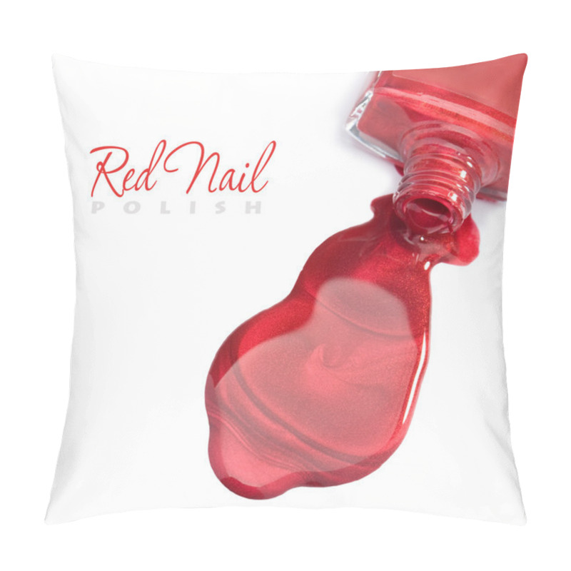 Personality  Red Nail Polish Pillow Covers