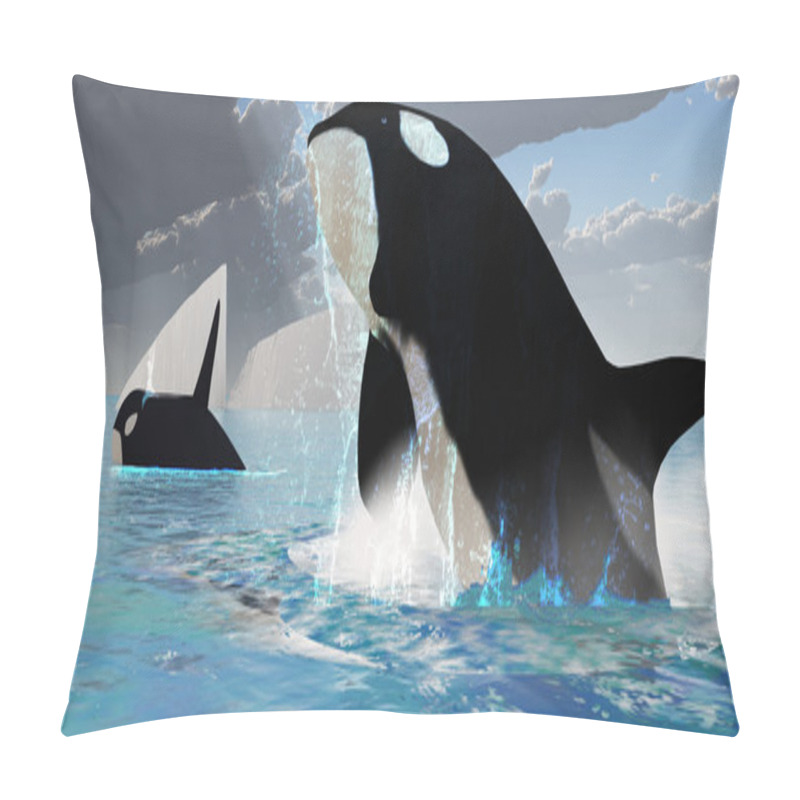 Personality  Orca Whales Pillow Covers