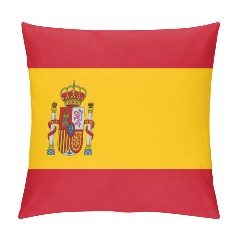 Personality  Spain Flag Pillow Covers