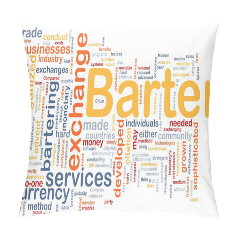 Personality  Barter Background Concept Pillow Covers