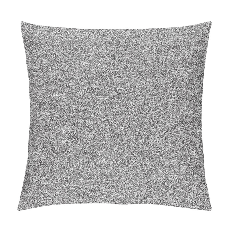 Personality  Seamless Texture With Noise Effect Television Grainy For Background. Black And White Template Size Square Format. . TV Screen No Signal. This Image Is A Bitmap Copy My Vector Illustration Pillow Covers