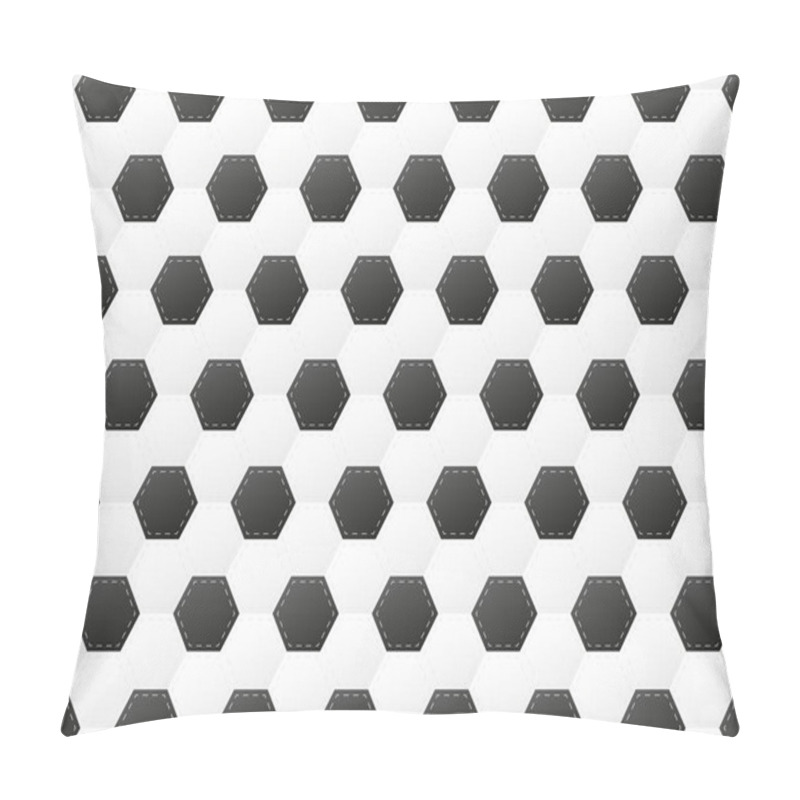 Personality  Football Or Soccer Ball Pattern Vector Illustration Pillow Covers