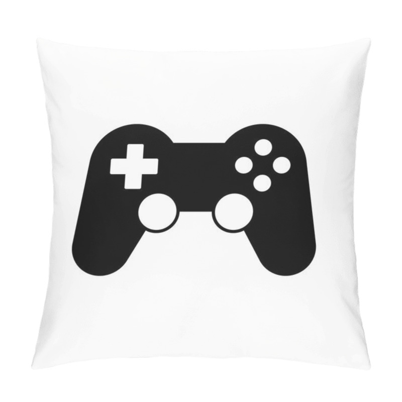 Personality  Gamepad Or Game Controller Icon Vector Design Pillow Covers