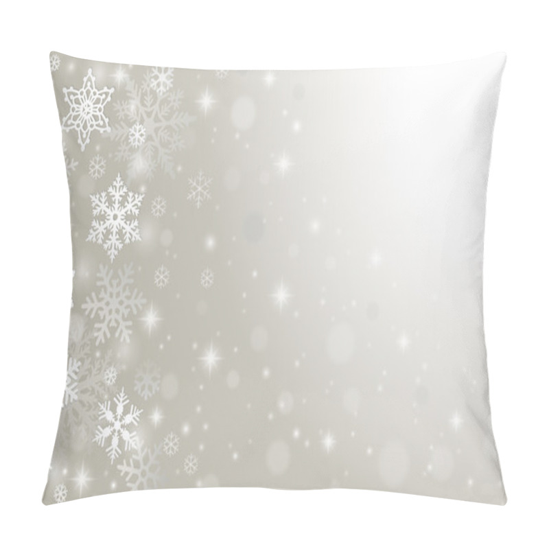 Personality  Blue Winter Background Pillow Covers