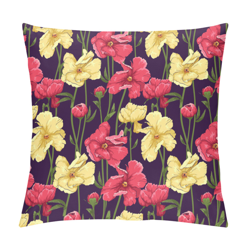 Personality  Floral Seamless Pattern Pillow Covers