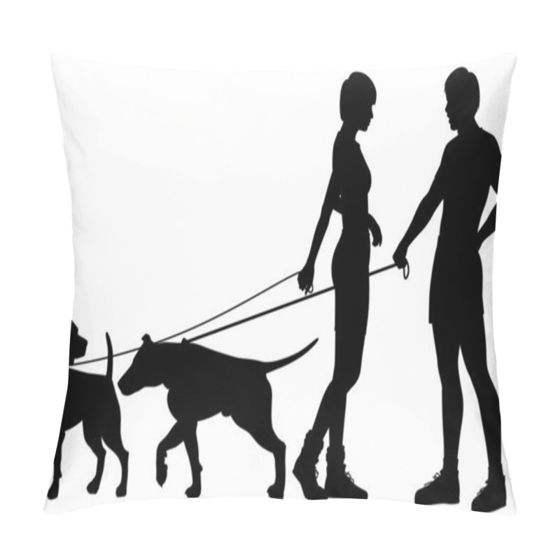 Personality  Dog Chat Up Pillow Covers