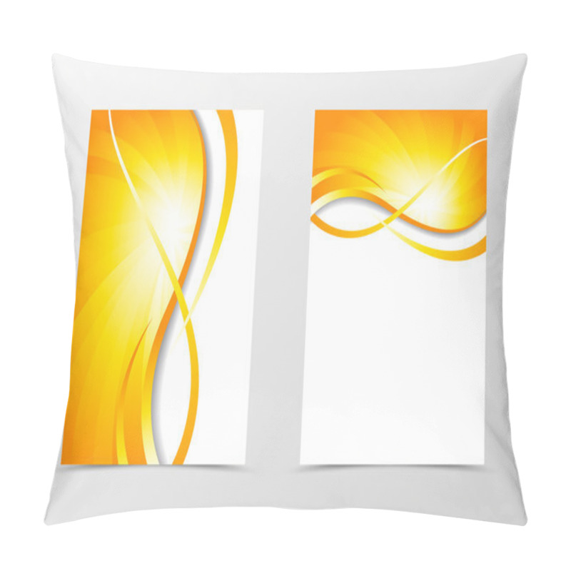 Personality  Flyer Template Vortex Design Pillow Covers