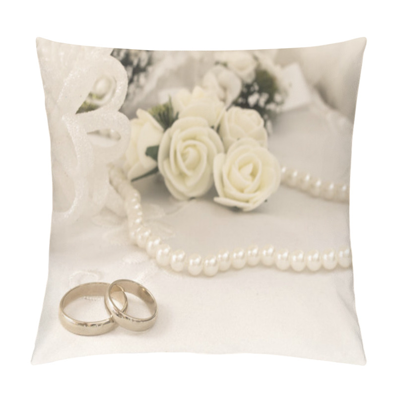 Personality  Wedding Rings Pillow Covers