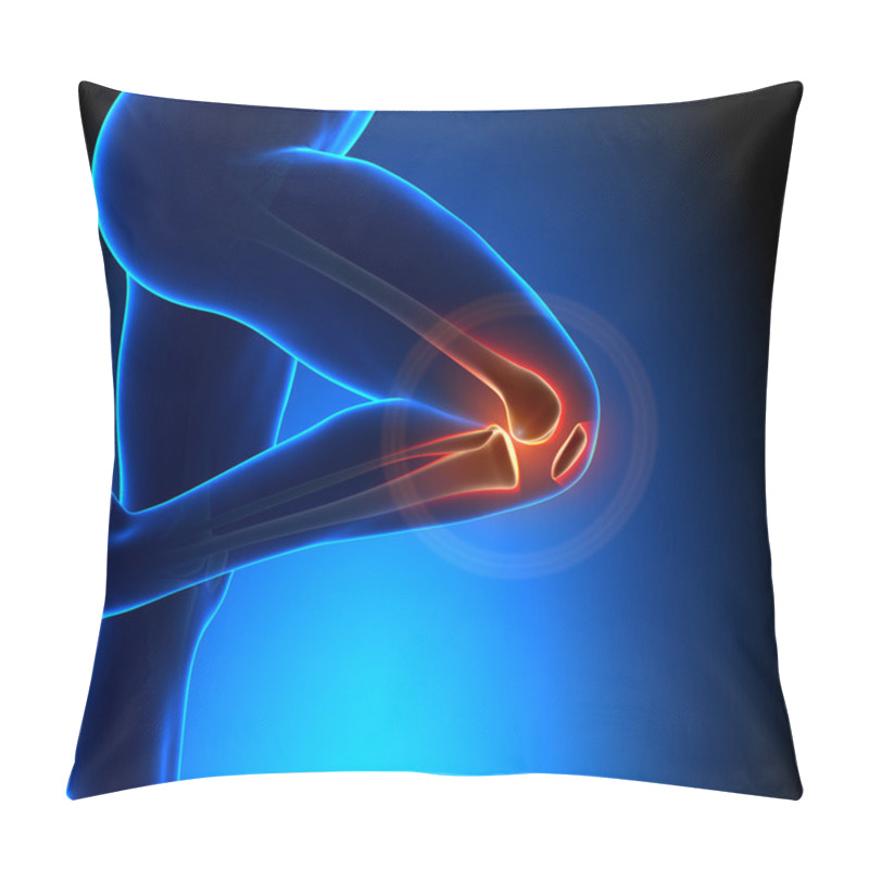 Personality  Knee Pain Superior View Pillow Covers