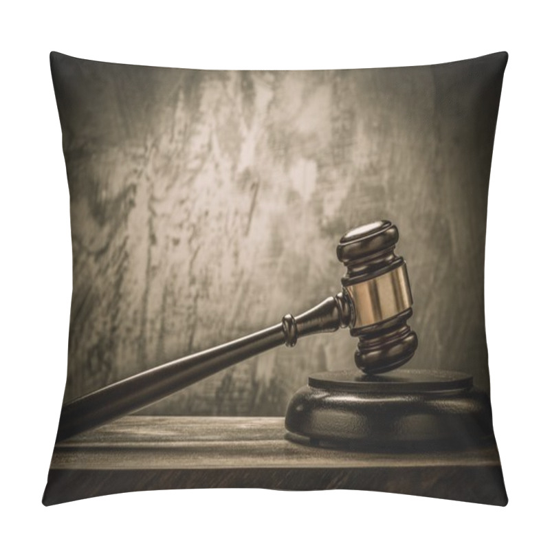 Personality  Judge's Hammer Pillow Covers