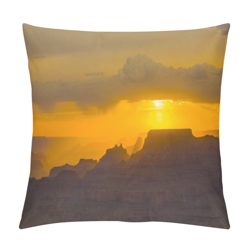 Personality  Beautiful Sunset At Desert View Point In The Great Canyon Pillow Covers