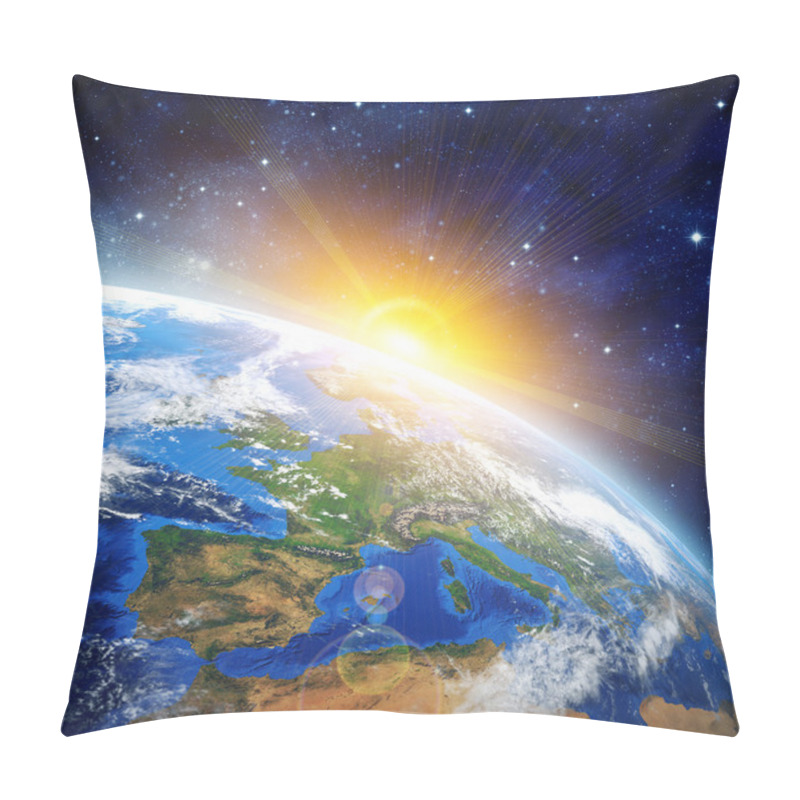 Personality  Sunrise Over The Earth Pillow Covers