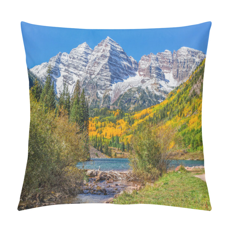 Personality  Maroon Bells In Fall Pillow Covers