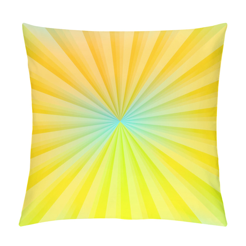 Personality  Sunburst Vector. Pillow Covers