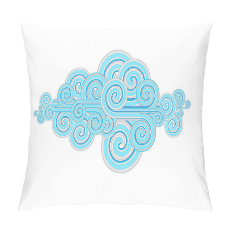 Personality  Blue Cloud Pattern Pillow Covers