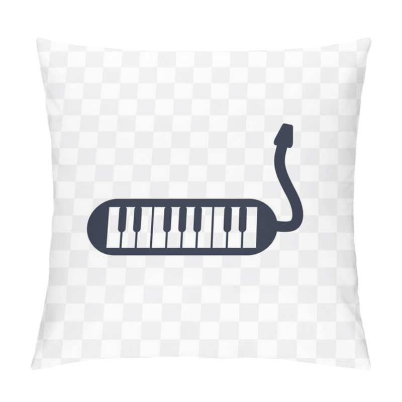 Personality  Melodica Icon. Melodica Symbol Design From Music Collection. Simple Element Vector Illustration. Pillow Covers