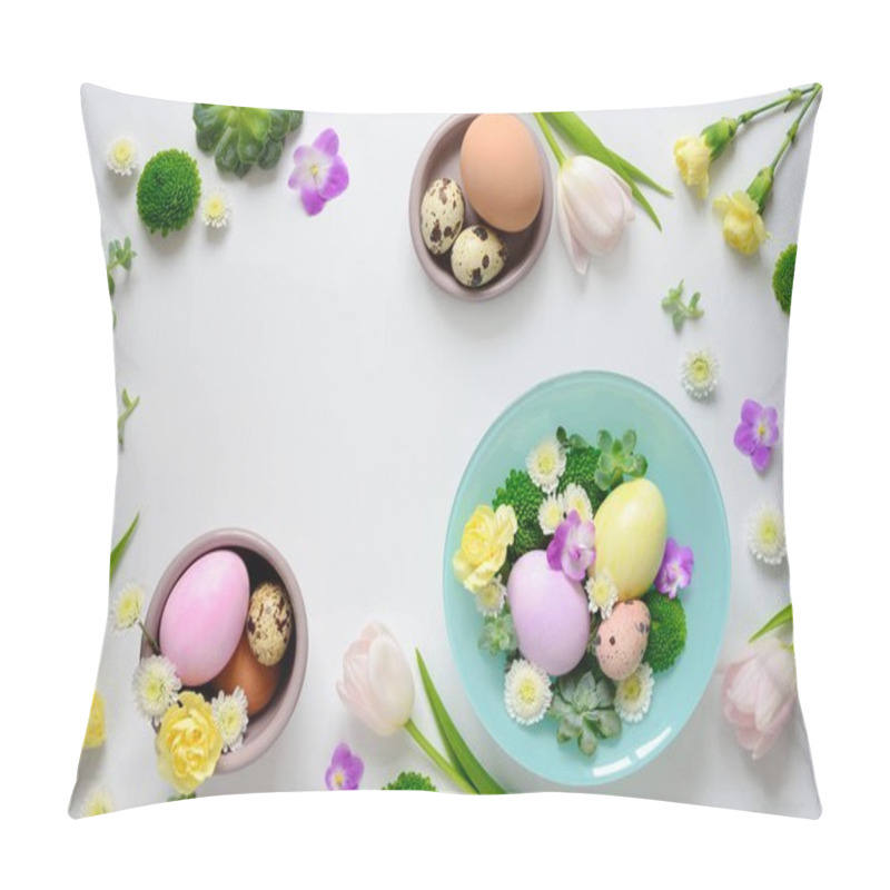 Personality  Easter Floral Background Pillow Covers