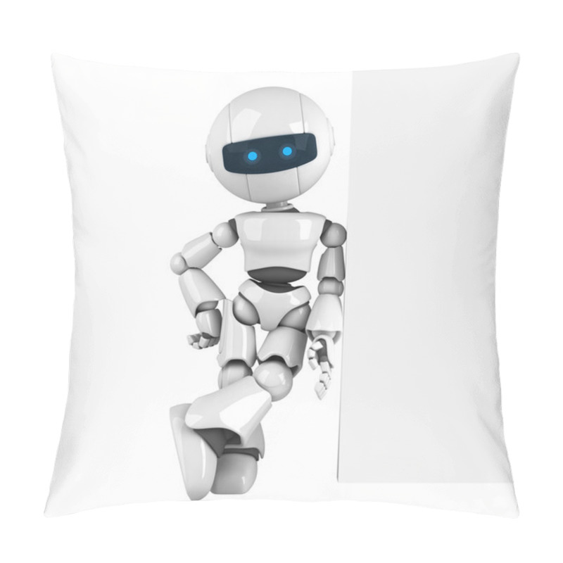 Personality  Funny Robot Stay With Wall Pillow Covers