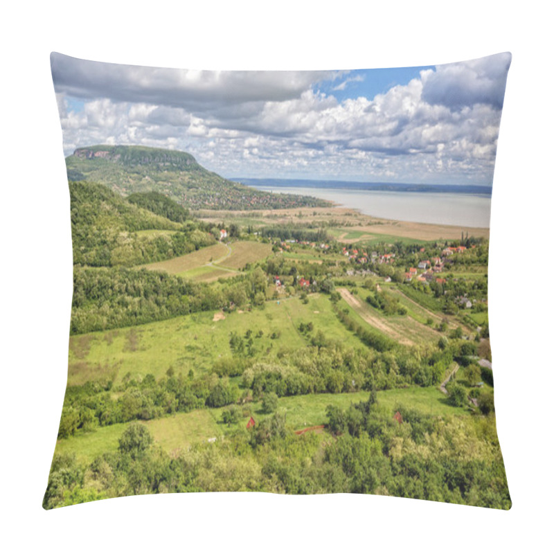 Personality  Landscape At Lake Balaton Pillow Covers