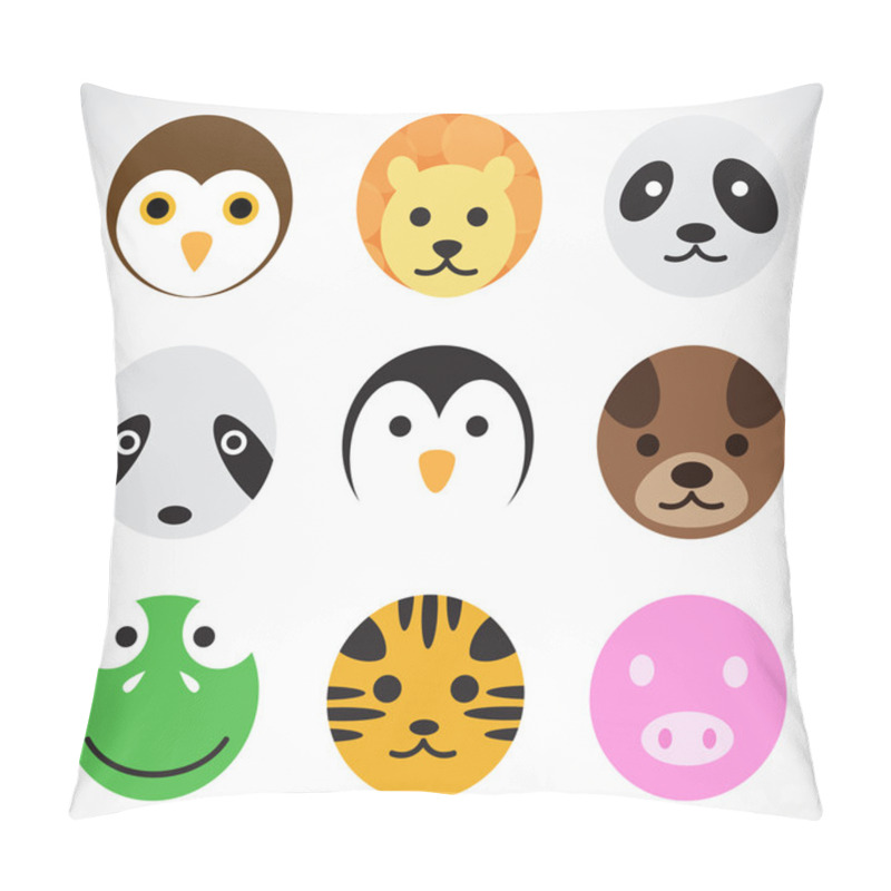 Personality  Animal Vector Icons  Pillow Covers