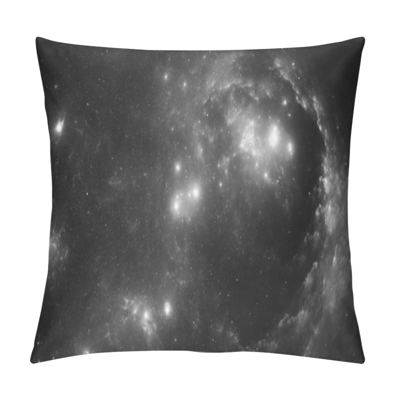 Personality  3D Illustration Of Abstract Fractal For Creative Design Looks Like Galaxies Pillow Covers