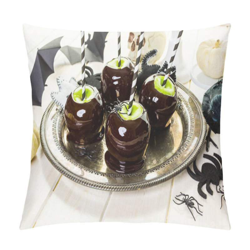 Personality  Candy Apples For Halloween Party Pillow Covers