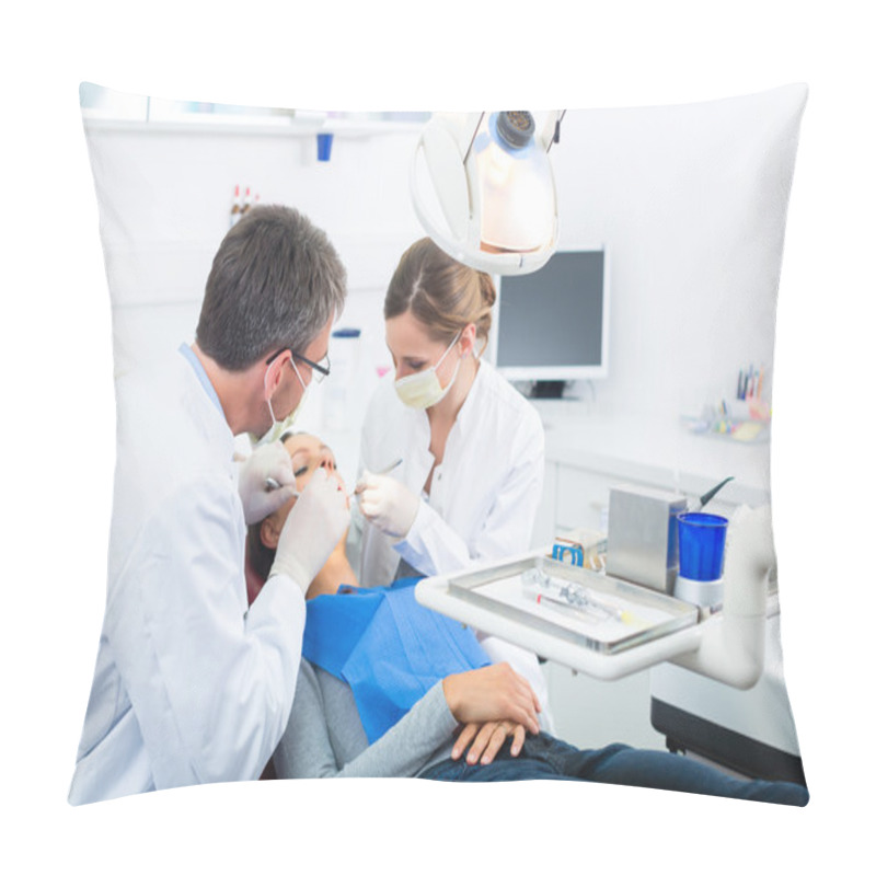 Personality  Patient With Dentist - Dental Treatment Pillow Covers