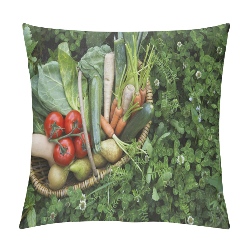 Personality  Fruits And Vegetables In  Basket Pillow Covers