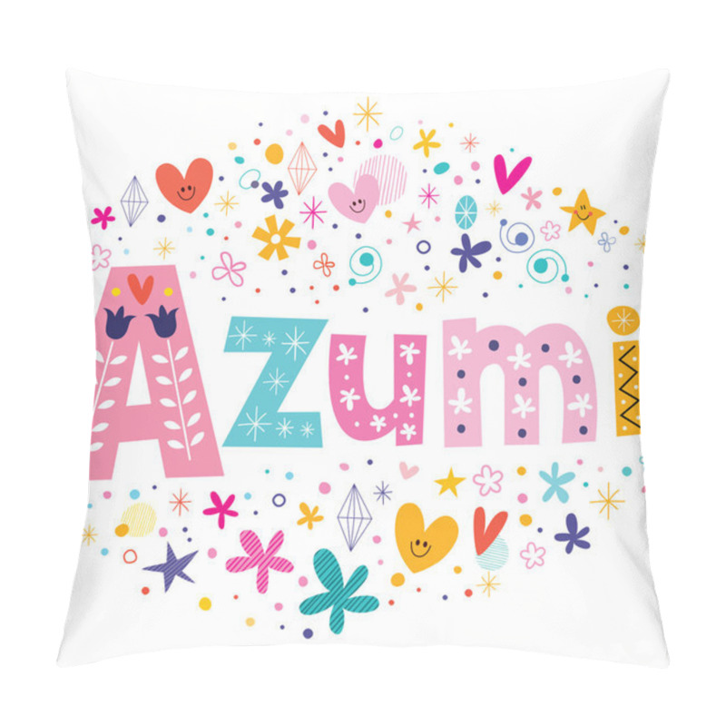 Personality  Azumi - A Feminine Japanese Given Name Pillow Covers