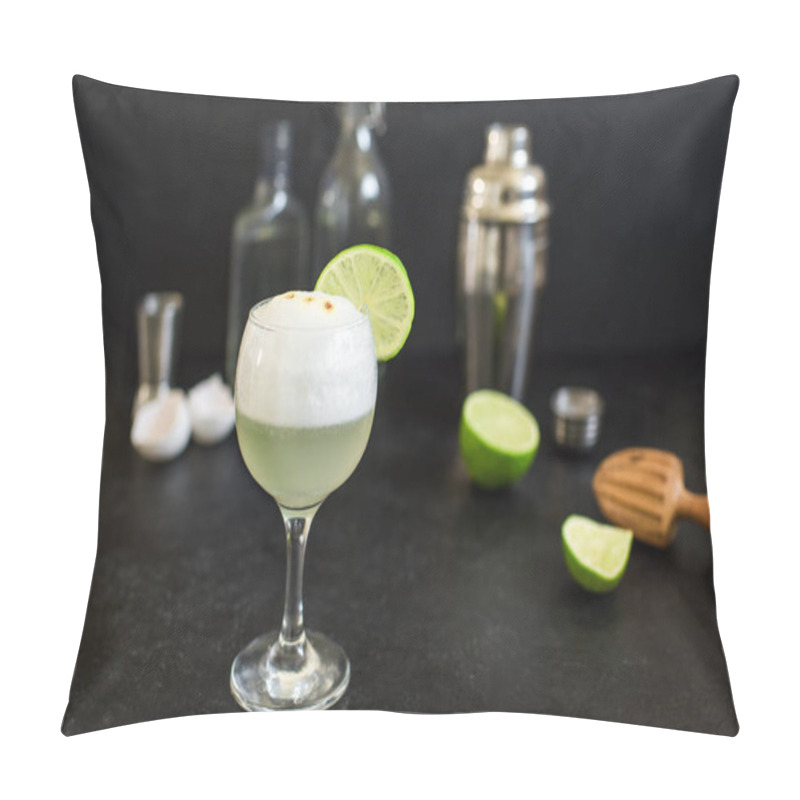 Personality  Pisco Sour Cocktail Pillow Covers