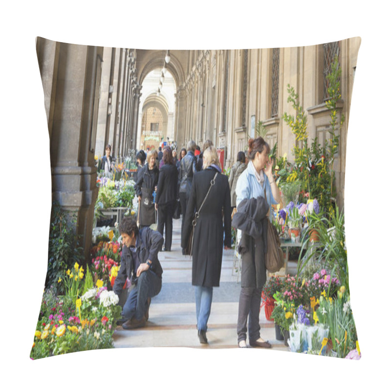 Personality  Florence, Piazza Della Repubblica, Flower Market Pillow Covers