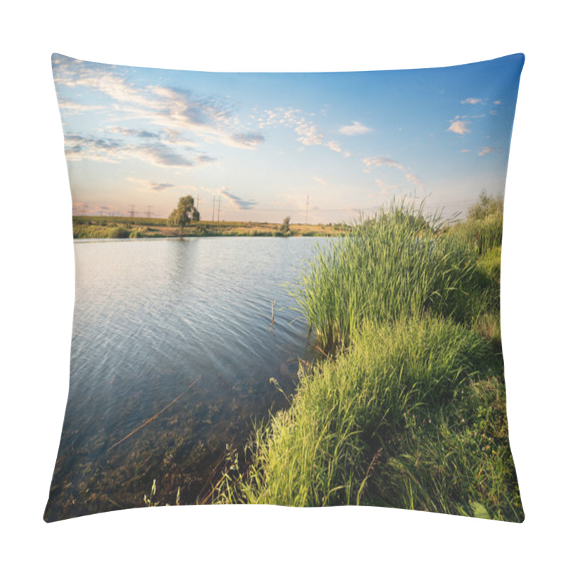 Personality  Sunset Over River Pillow Covers