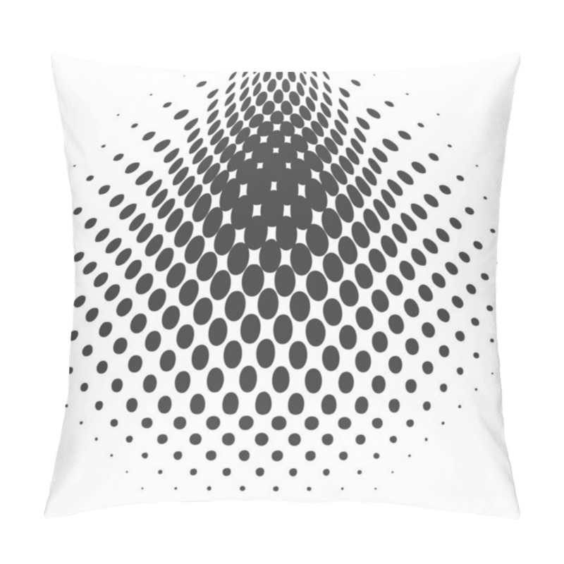 Personality  Abstract Halftone Background.Business Presentation Concept. Pillow Covers