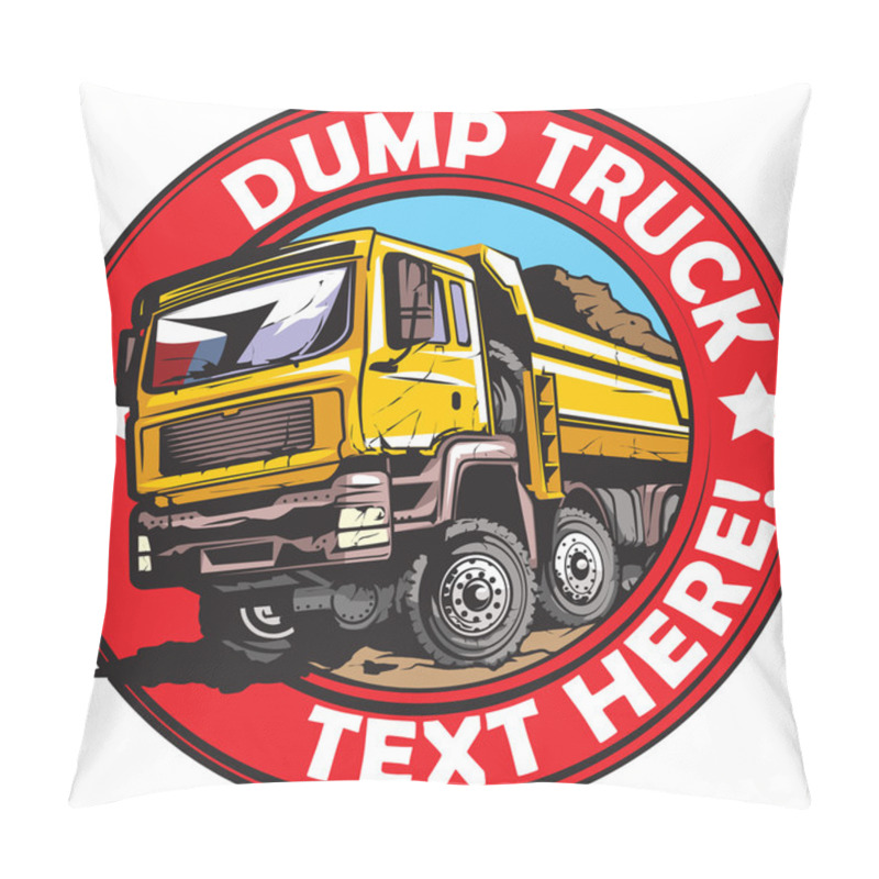 Personality  Tipper Truck Logo Pillow Covers