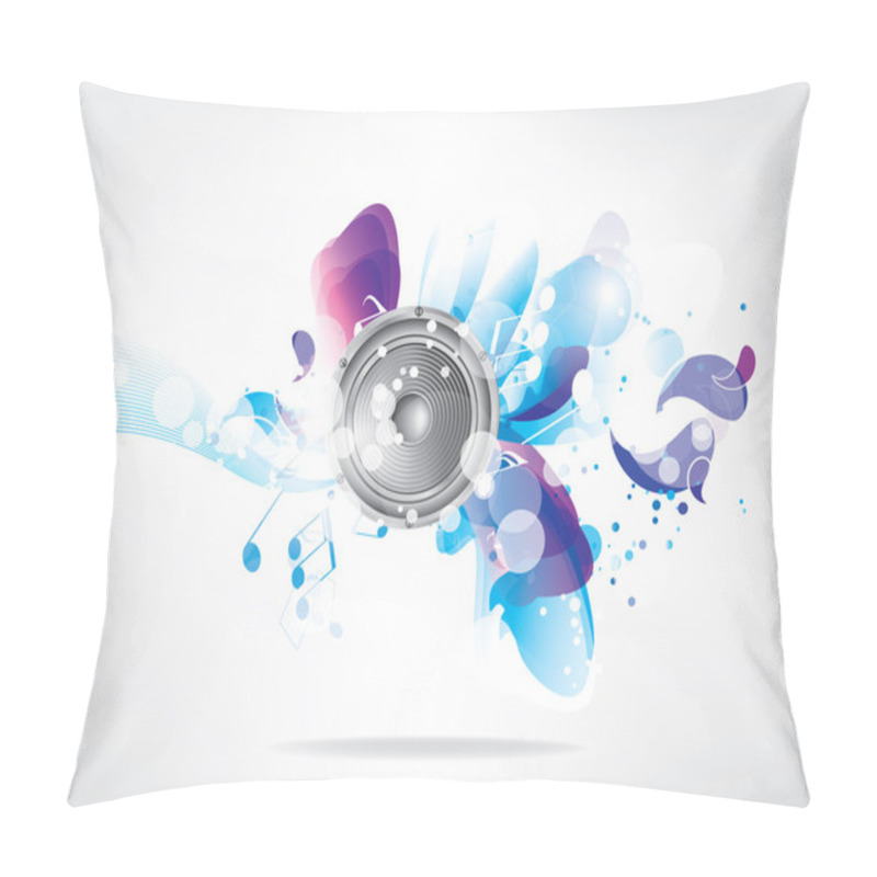 Personality  Abstract Music Background Pillow Covers