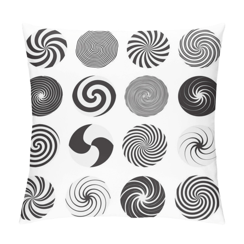 Personality  Vector Swirl Set Pillow Covers