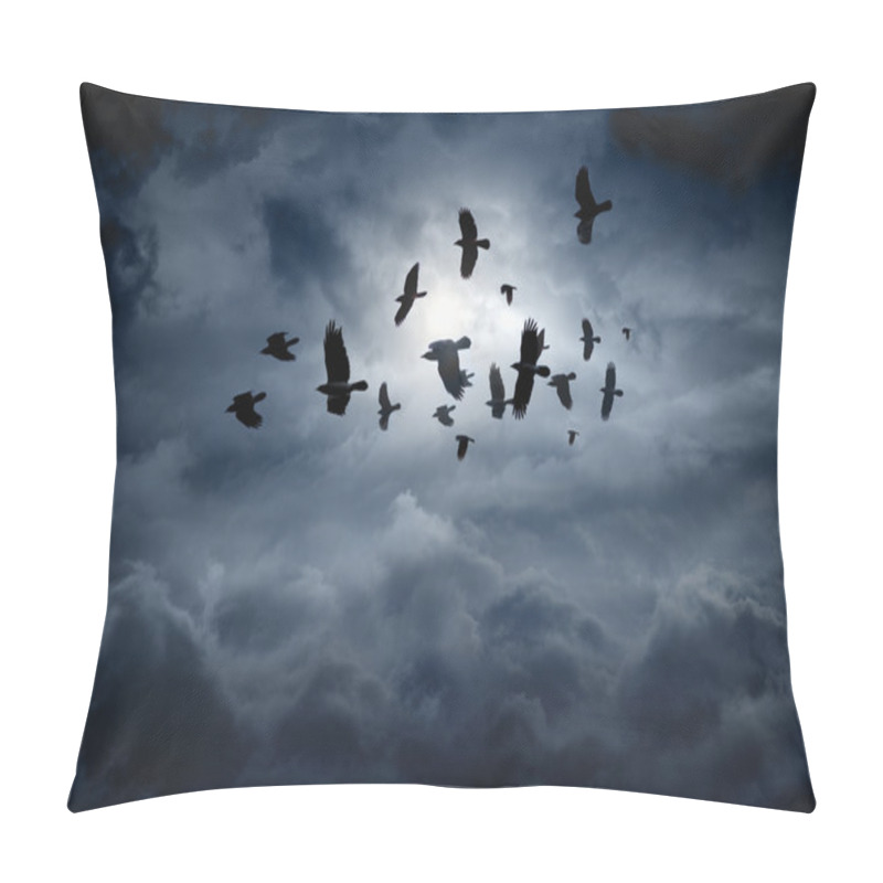 Personality  Flying Ravens Pillow Covers