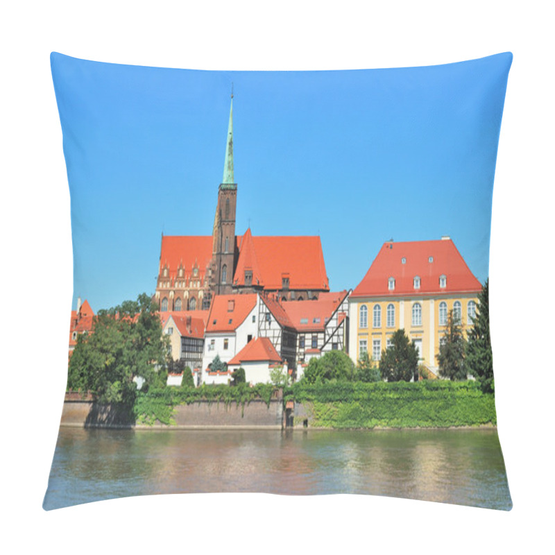 Personality  Wroclaw. Beautiful Historic Buildings Pillow Covers