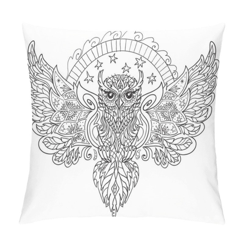 Personality  The Owl Contour Pillow Covers